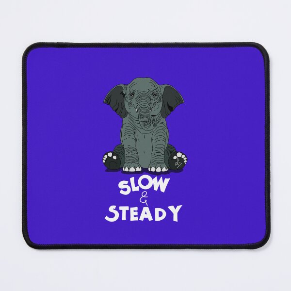 Item preview, Slow & Steady Elephant Art designed and sold by givememytees.