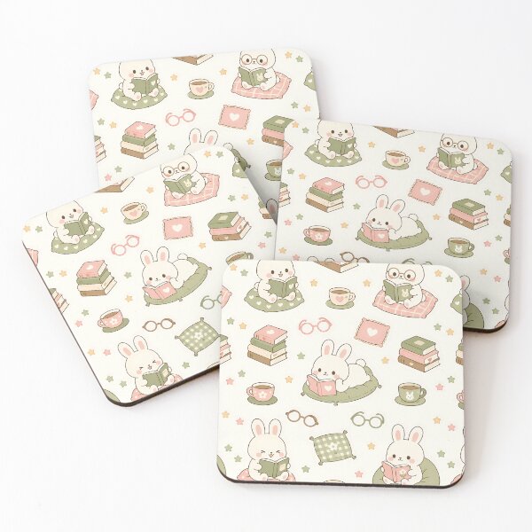 Item preview, Bunny Cozy Reading Club Pattern designed and sold by Soft Berry Studio.