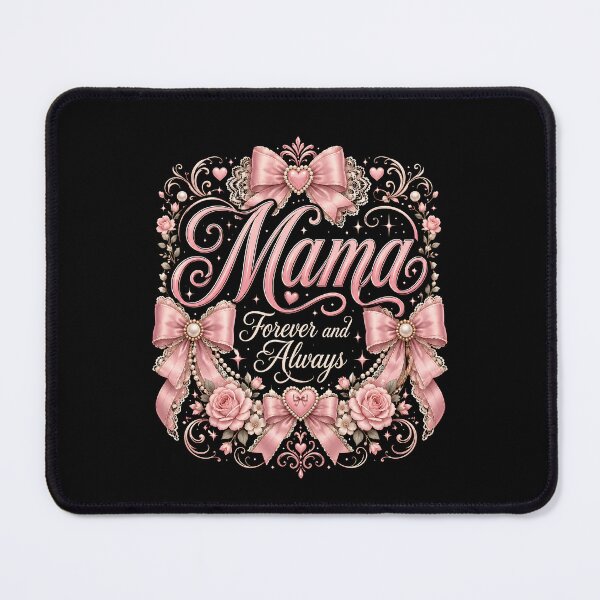Item preview, Mama Forever and Always – Pink Coquette Bow Floral designed and sold by THREE LITTLE BEANS.
