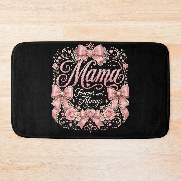 Item preview, Mama Forever and Always – Pink Coquette Bow Floral designed and sold by THREE LITTLE BEANS.