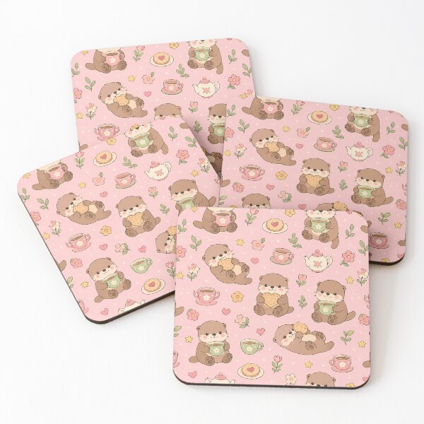 Item preview, Otter Tea Biscuit Pattern designed and sold by Soft Berry Studio.