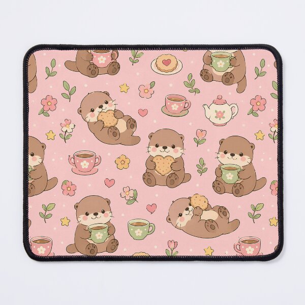 Item preview, Otter Tea Biscuit Pattern designed and sold by Soft Berry Studio.
