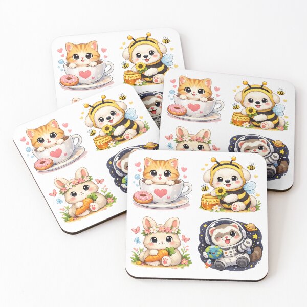 Item preview, Cute Kawaii Animal Set designed and sold by 0606PM.