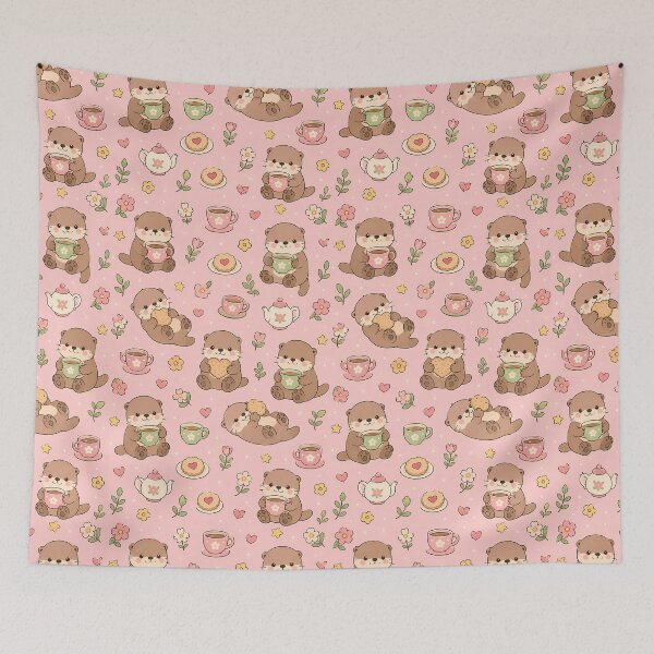 Item preview, Otter Tea Biscuit Pattern designed and sold by Soft Berry Studio.