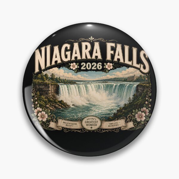 Item preview, Niagara Falls 2026 – Vintage Waterfall Travel Souvenir  designed and sold by THREE LITTLE BEANS.