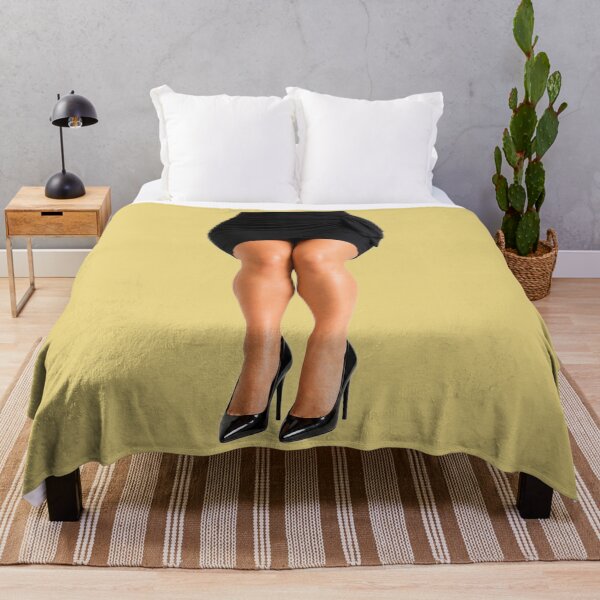 Item preview, Legs in Heels for your wheelchair throw blanket designed and sold by Nerdy-Tees.