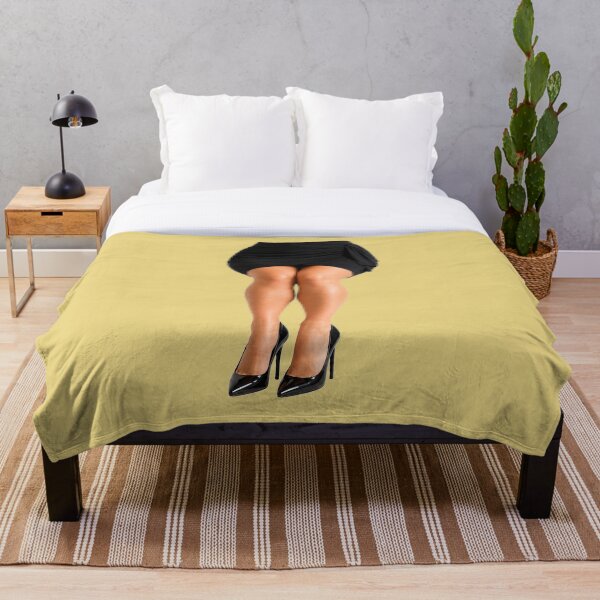 Item preview,  Legs in Heels for your wheelchair throw blanket designed and sold by Nerdy-Tees.