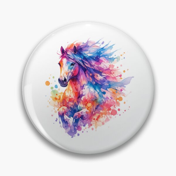 Item preview, Colorful Watercolor Horse designed and sold by OTSC.