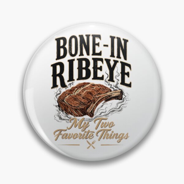 Item preview, Vintage Bone In Ribeye Steak My Two Favorite Things Grilling Art designed and sold by EricCotanori.