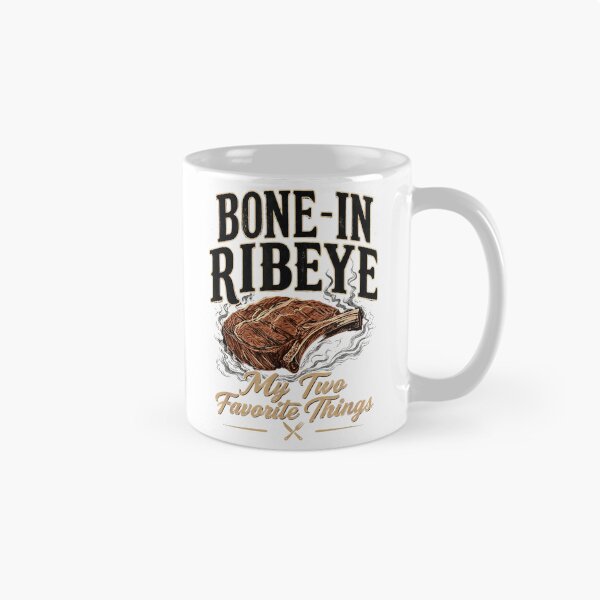 Item preview, Vintage Bone In Ribeye Steak My Two Favorite Things Grilling Art designed and sold by EricCotanori.