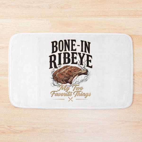 Item preview, Vintage Bone In Ribeye Steak My Two Favorite Things Grilling Art designed and sold by EricCotanori.