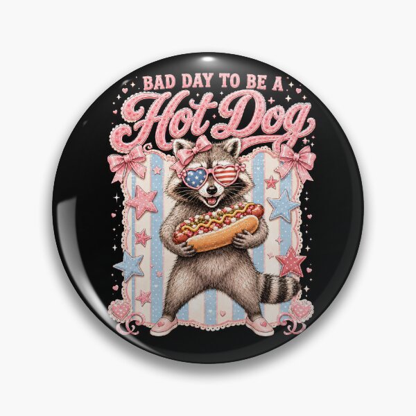 Item preview, Bad Day To Be a Hot Dog Funny Raccon Shirt, Hot Dog Shirt, Summer Tee, Bad Day to Be a Hotdog, Funny 4th of July Shirt, Labor Day designed and sold by THREE LITTLE BEANS.