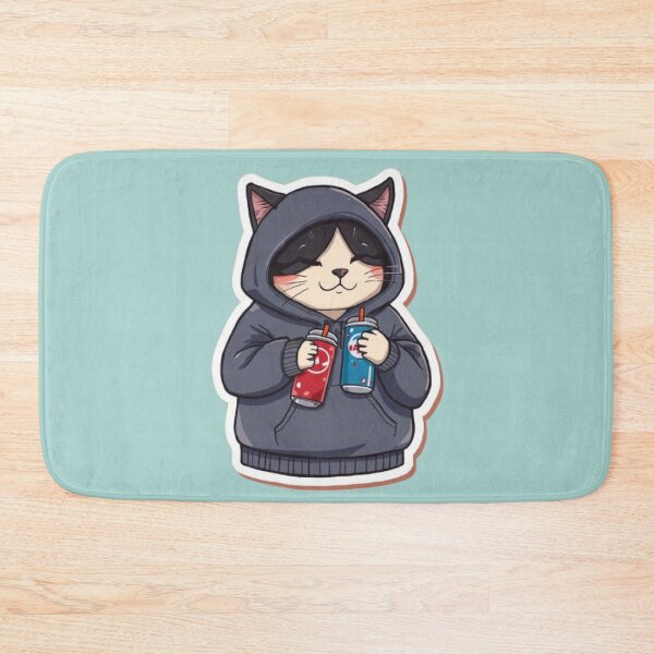 Item preview, No Sleep Just Gaming Cat Sticker designed and sold by Stylestickers55.
