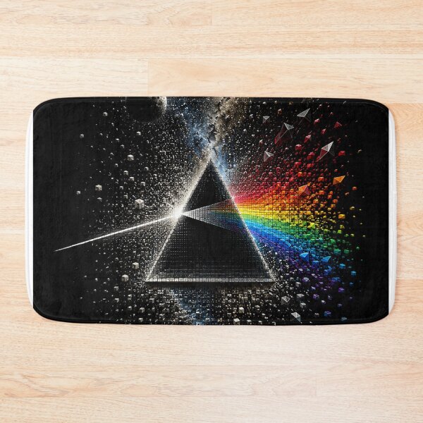 Item preview, Prism Monolith Micro Mosaic 3D Pink Floyd designed and sold by JcAbstractArt.