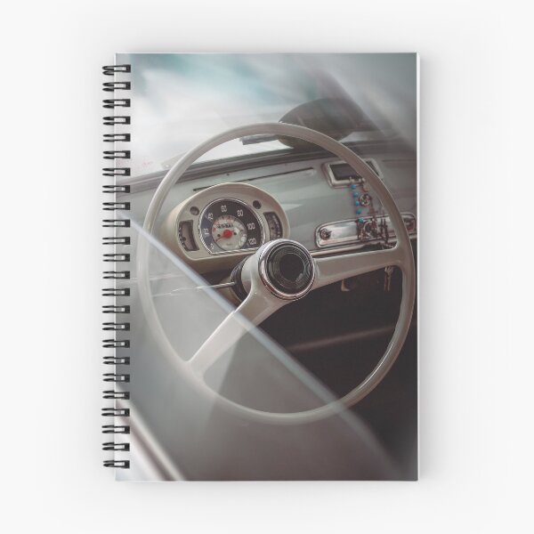 Item preview, Classic Fiat 600 Steering Wheel - Vintage Italian Car Interior Photography designed and sold by enzoade.