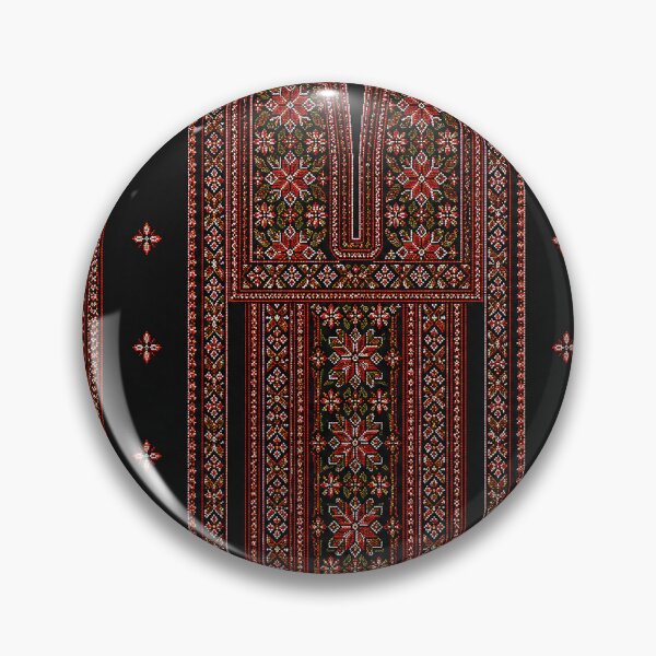 Item preview, Authentic Palestinian Thobe Embroidery Pattern Cross Stitch designed and sold by BrainCurves.