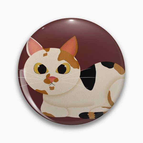 Item preview, Calico Kitty Laying Down designed and sold by Moonlit Fig Design.