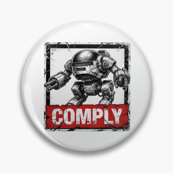 Item preview, Comply Robot Dystopian Graphic Design designed and sold by TshirtsOnline-.