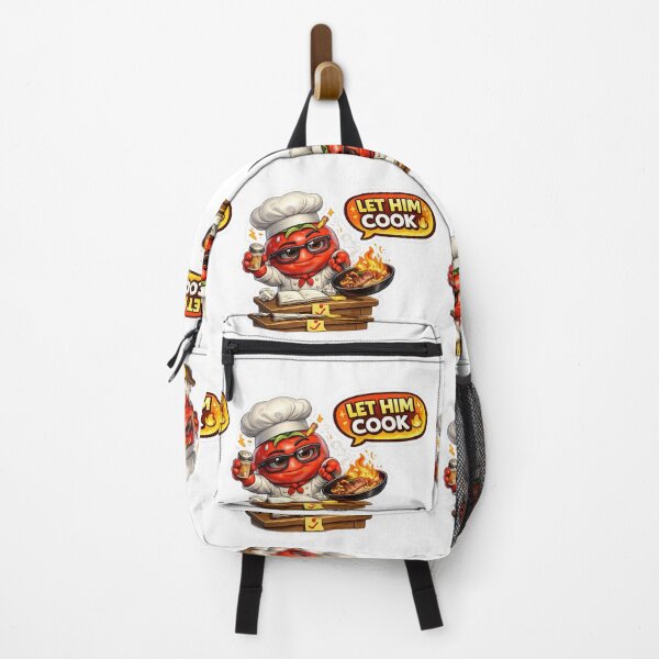 Item preview, Let Him Cook Funny Tomato Chef Meme Sticker designed and sold by Bhinfy.