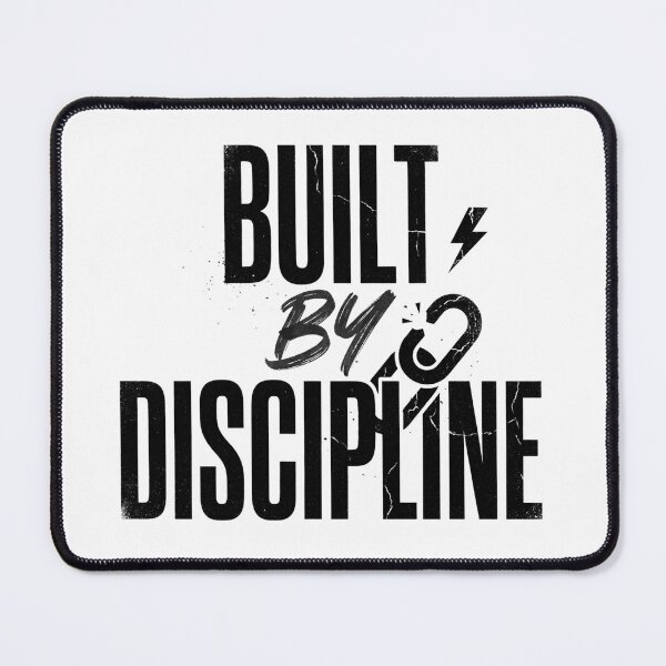 Item preview, Built By Discipline | Strong Mindset Typography designed and sold by lalitacreations.