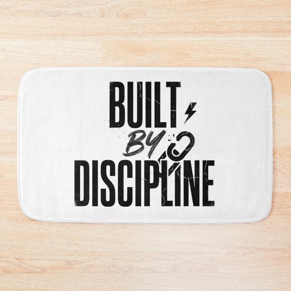 Item preview, Built By Discipline | Strong Mindset Typography designed and sold by lalitacreations.