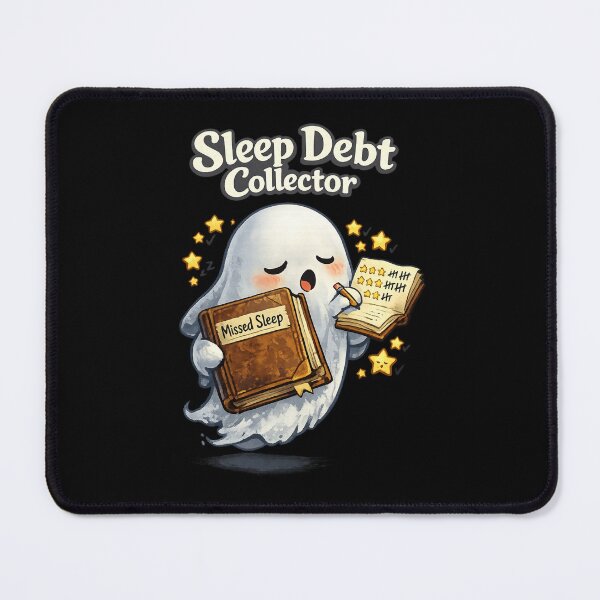 Item preview, Sleep Debt Collector Ghost Shirt | Funny Sleep Deprived Ghost Book Lover Gift designed and sold by MrDev.