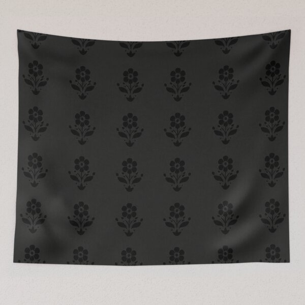 Item preview, Dark Minimalist Floral Pattern designed and sold by Owcomm.