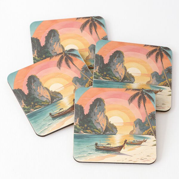 Item preview, RAILAY BEACH Where Cliffs Meet the Sea designed and sold by Spirit of Siam.