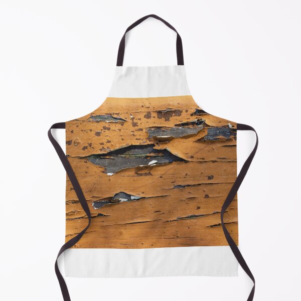 Item preview, Peeling Orange Paint On Weathered Wood Plank Texture Showing Decay And Rustic Distress designed and sold by Nmallia.