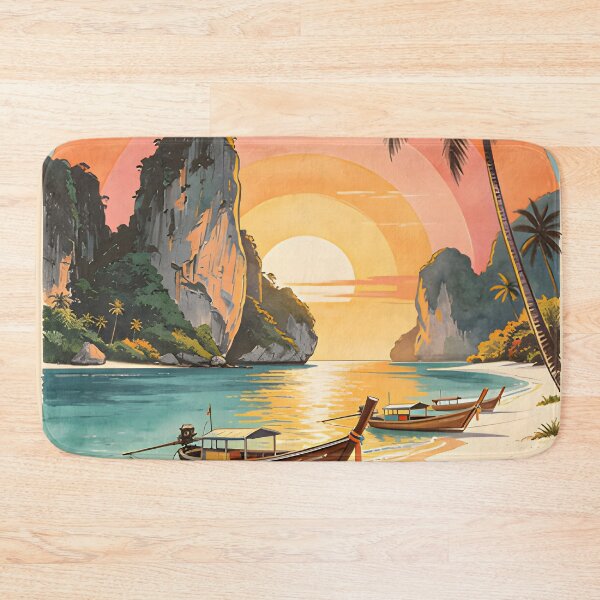 Item preview, RAILAY BEACH Where Cliffs Meet the Sea designed and sold by Spirit of Siam.
