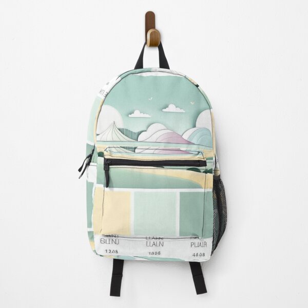 Item preview, Art - Paper-Cut Composition, Harmony of Pastel Hues and Geometric Forms designed and sold by Reverso-Design.