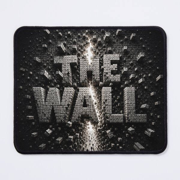 Item preview, The Wall Micro Mosaic 3D Breakthrough designed and sold by JcAbstractArt.