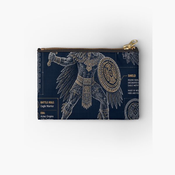 Item preview, Aztec Warrior Blueprint Shirt | Eagle Warrior Technical Illustration designed and sold by SunnyDesign82.