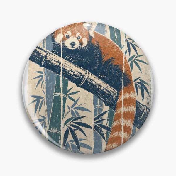 Item preview, Red Panda in the Bamboo Tree designed and sold by VisualArtsOasis.