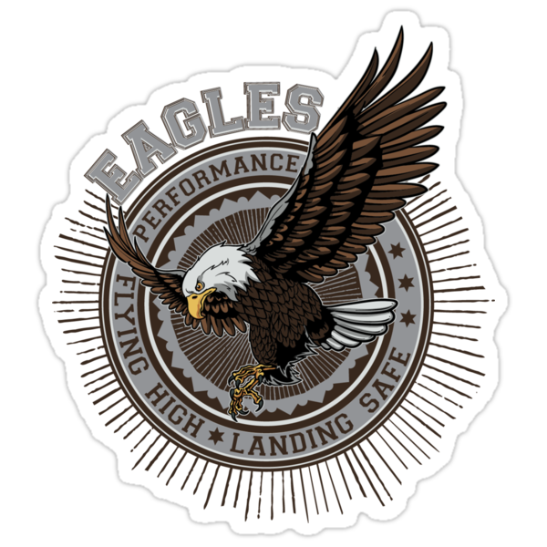 Eagles Sticker By Picuru