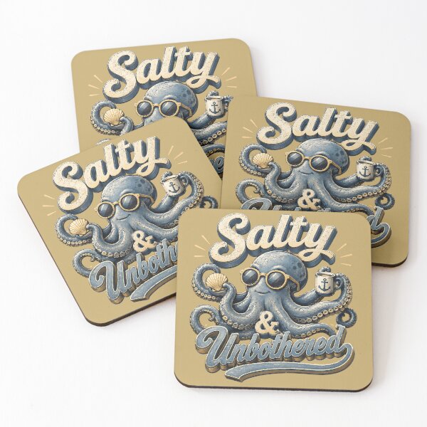 Item preview, Salty & Unbothered Oceancore Octopus designed and sold by Weirdwildco69.