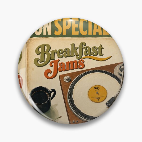 Item preview, Breakfast Diner Gig Poster designed and sold by Robert Meyers-Lussier.