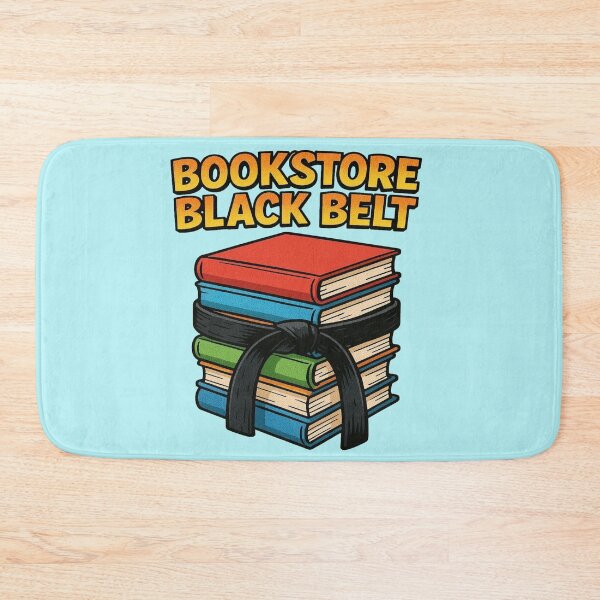 Item preview, Bookstore Black Belt Funny Book Lover Design designed and sold by BookedAndDesign.