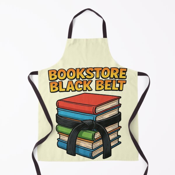 Item preview, Bookstore Black Belt Funny Book Lover Design designed and sold by BookedAndDesign.