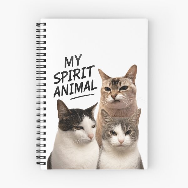 Item preview, Angry cat: my spirit animal  designed and sold by Meenova Art.