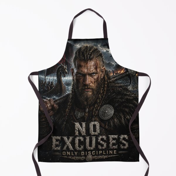 Item preview, No Excuses Only Discipline Warrior designed and sold by BagFactoryUK.