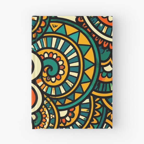 Item preview, Vibrant Boho Mandala Tribal Art — Colorful Bohemian Geometric Pattern designed and sold by freezed-frames.