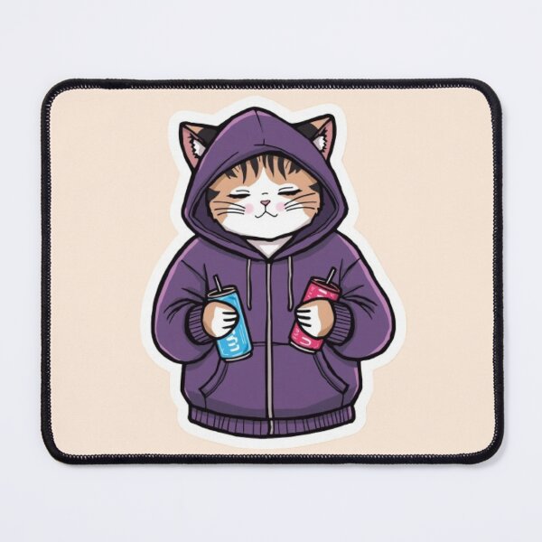 Item preview, No Sleep Just Gaming Cat Sticker designed and sold by Stylestickers55.