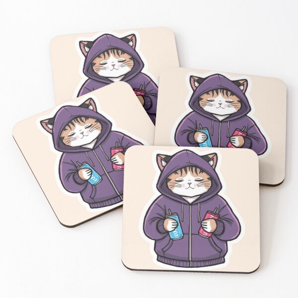 Item preview, No Sleep Just Gaming Cat Sticker designed and sold by Stylestickers55.