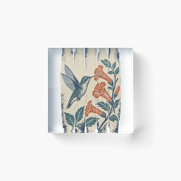 Item preview, Hummingbird and the Wildflowers designed and sold by VisualArtsOasis.