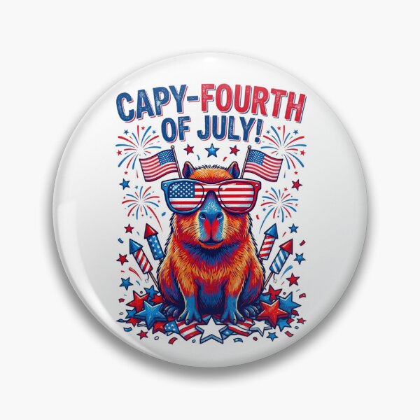Item preview, Cute Patriotic Capybara designed and sold by EfiKrios.