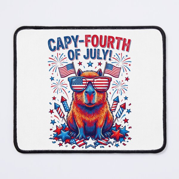 Item preview, Cute Patriotic Capybara designed and sold by EfiKrios.