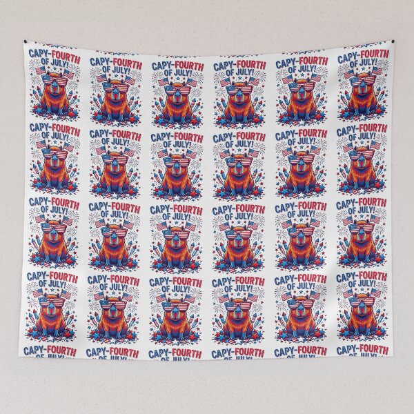 Item preview, Cute Patriotic Capybara designed and sold by EfiKrios.