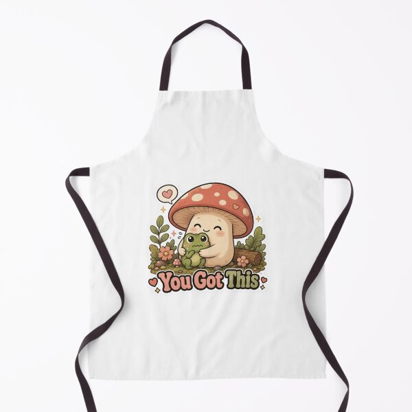 Item preview, You Got This Mushroom Shirt | Cute Motivational Mushroom Hugging Frog Kawaii Encouragement Gift designed and sold by MrDev.
