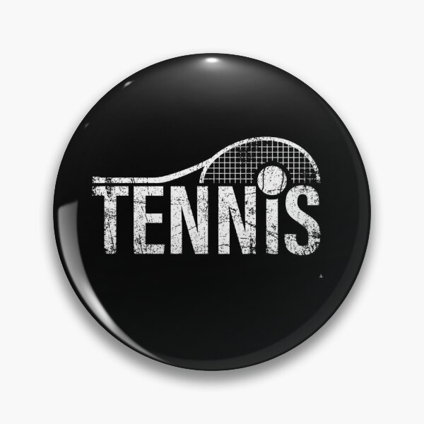 Item preview, Tennis Racket Typography White Distressed Vintage Sports Logo designed and sold by Holy-Verse.